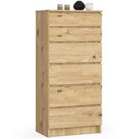 KOMMODE Eiche Artisan 130/60/40 - Eiche Artisan, Holzwerkstoff (60/130/40cm) - RAUMHIRSCH FURNITURE