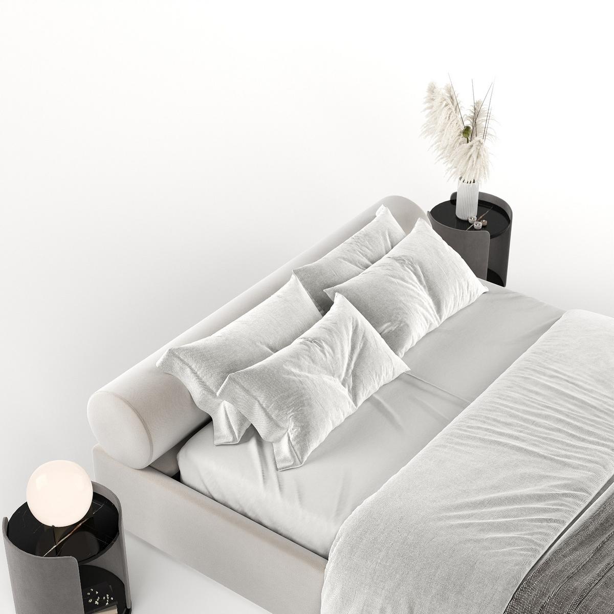 POLSTERBETT Solvo mit Stauraum 140/200 cm Hellbeige im Paros Stoff - Beige/Schwarz, Holz/Holzwerkstoff (140/200cm) - AltaBeds