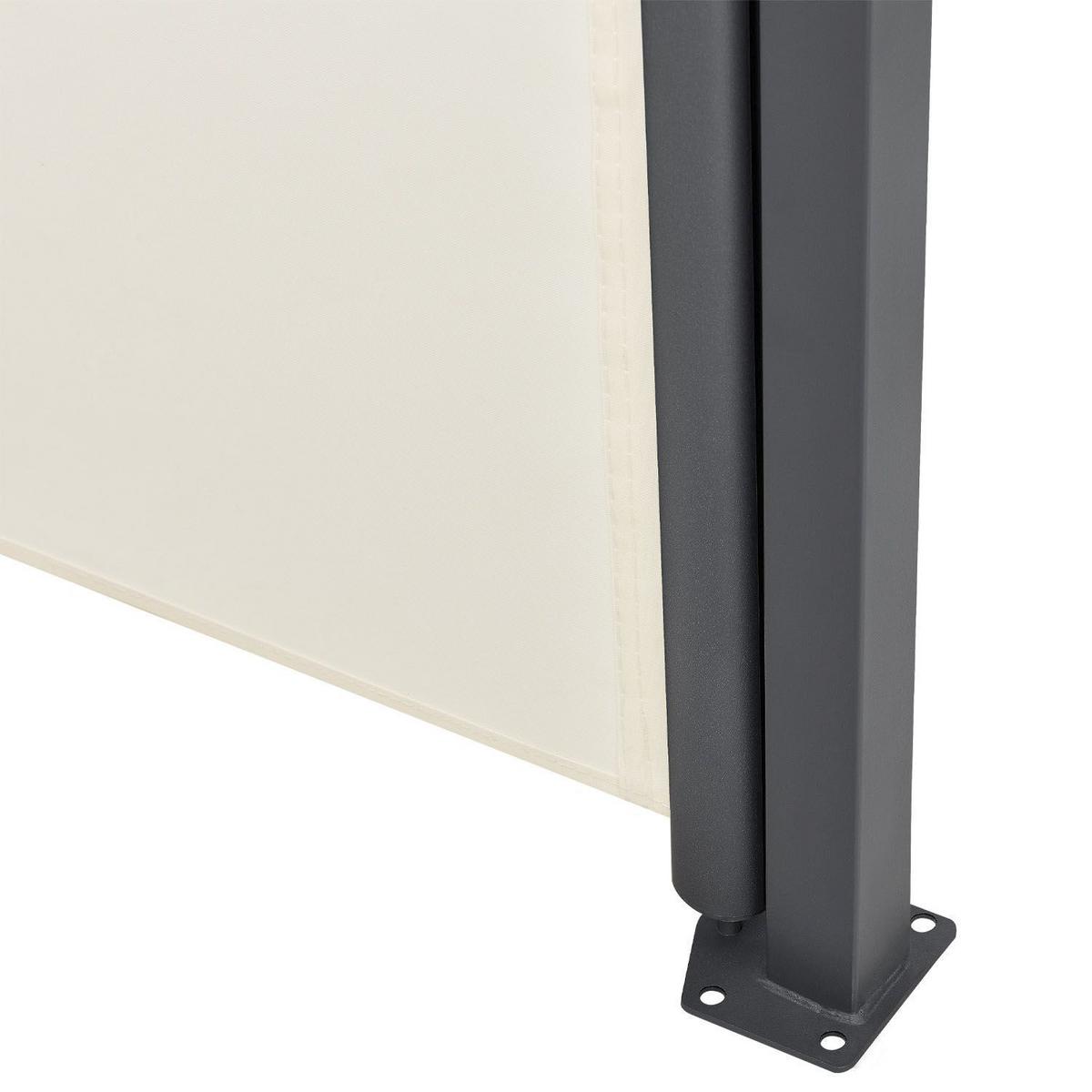 SEITENMARKISE Dubai beige 500x180 cm - Beige, Kunststoff (500/180/500cm) - Juskys