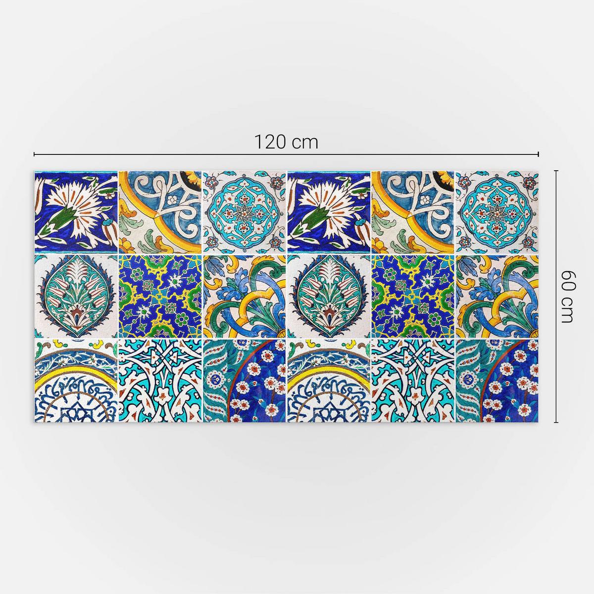 WANDPANEEL 120x60 cm selbstklebend Cordalla - Dunkelblau, Kunststoff (60/1.6/120cm) - Wallfluent