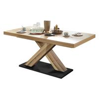 ESSTISCH ausziehbar Elene 160x90x76 Plankeneiche/Asteiche - Eiche Artisan, Holzwerkstoff (160/90/76cm) - 58aufmkessel