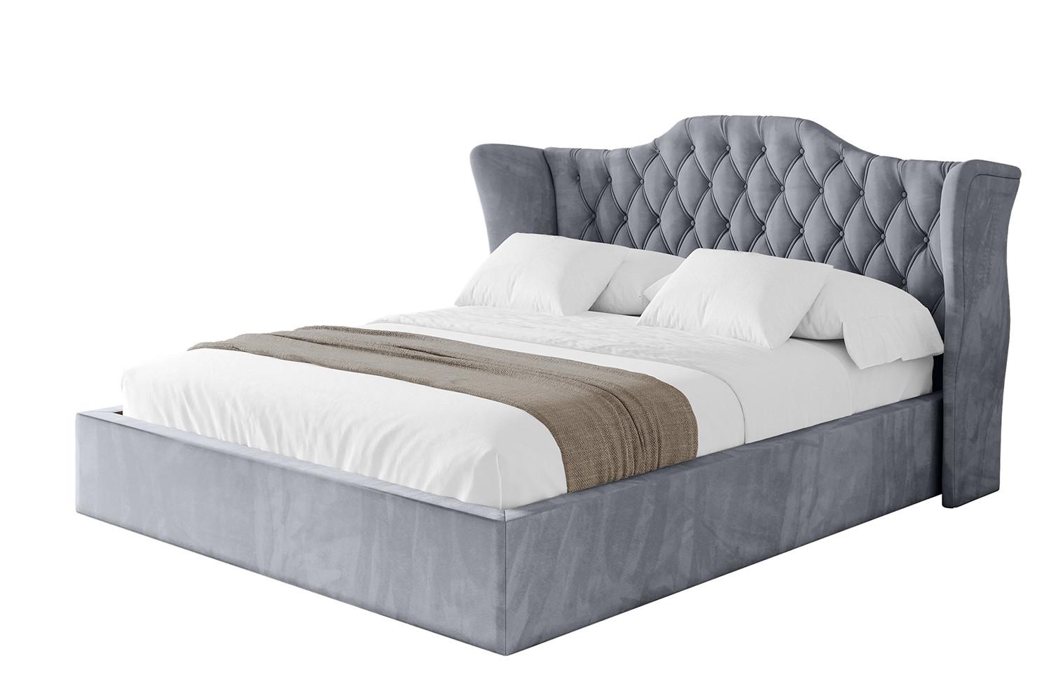 POLSTERBETT mit Bettkasten und Lattenrost, Bett mit Matratze H3/H4 - ZORAN 120x200 Grau - Grau, Holzwerkstoff/Textil (120/200cm) - ALTDECOR