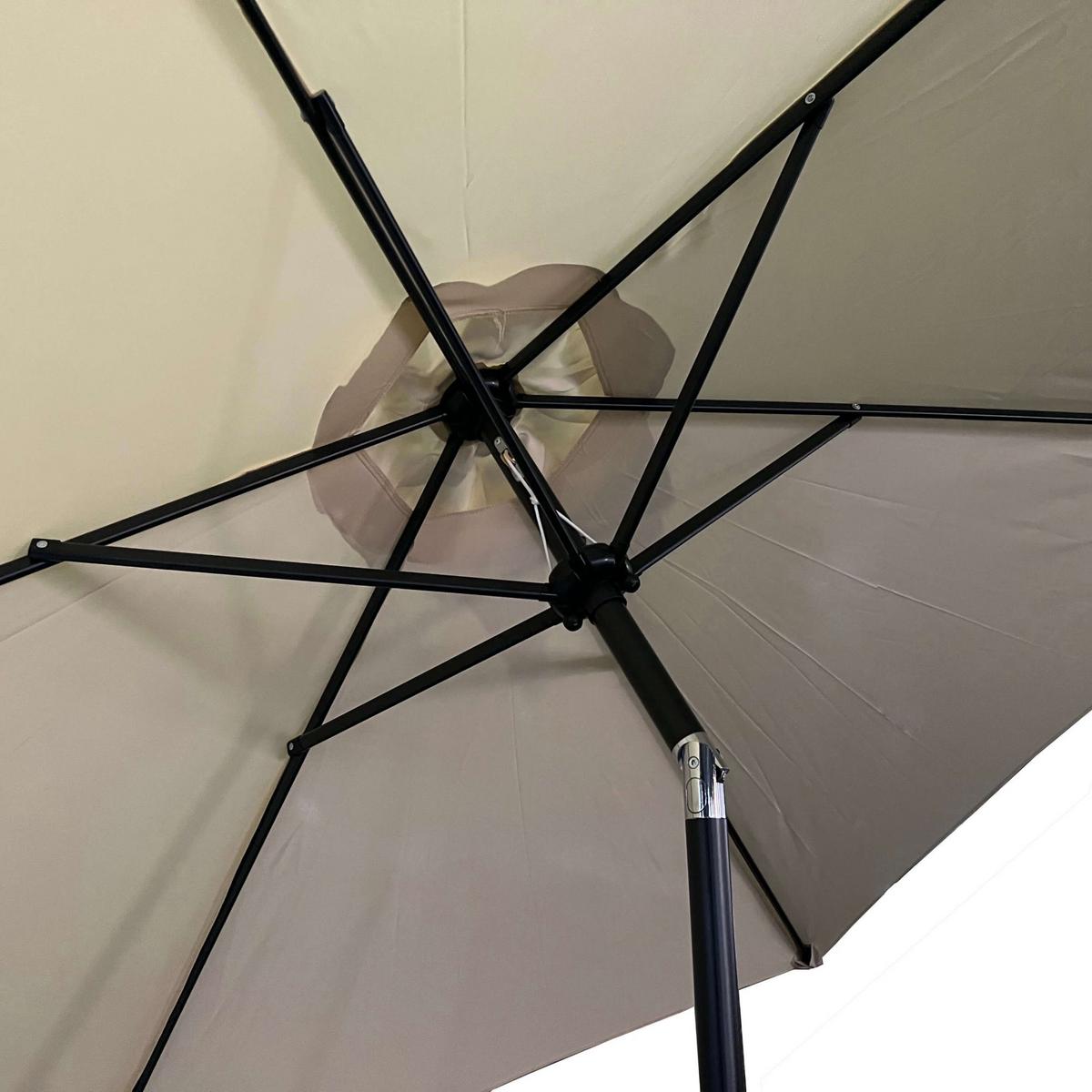 GARTENSCHIRM Beige 270/235/270 - Beige, Textil/Metall (270/270cm) - RAUMHIRSCH FURNITURE