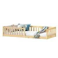 BODENBETT GUSTAVO 90x190 cm natur - Naturfarben, Holz (90/190cm) - IDIMEX