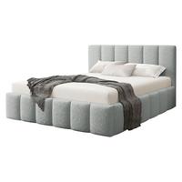 POLSTERBETT Lunaro - Hellgrau, Holz/Textil (180/200cm) - MIRJAN24