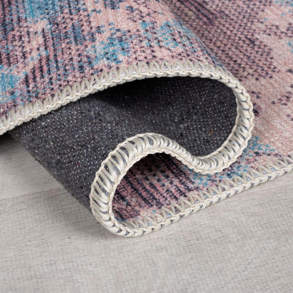 TEPPICH Waschbar CRAY, abstrakt, Bunt, 60 x 230 cm - Multicolor, Textil (230/60cm) - KADIMA DESIGN