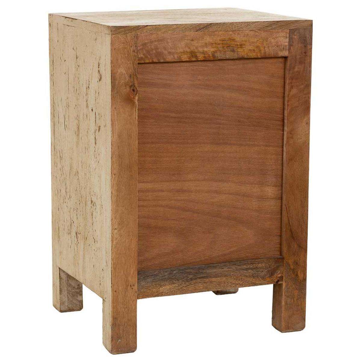 NACHTTISCH aus holz 40x35x60cm - Beige, Holz (40/60/35cm) - Wanderlust