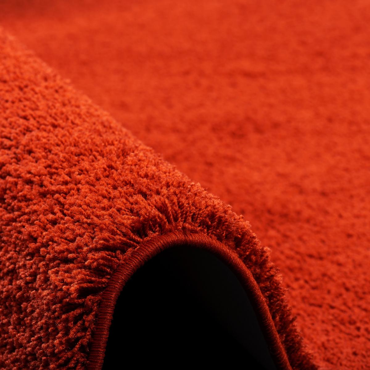 HOCHFLOR SHAGGY TEPPICH PALACE - Rotbraun, Textil (100/300cm) - Snapstyle