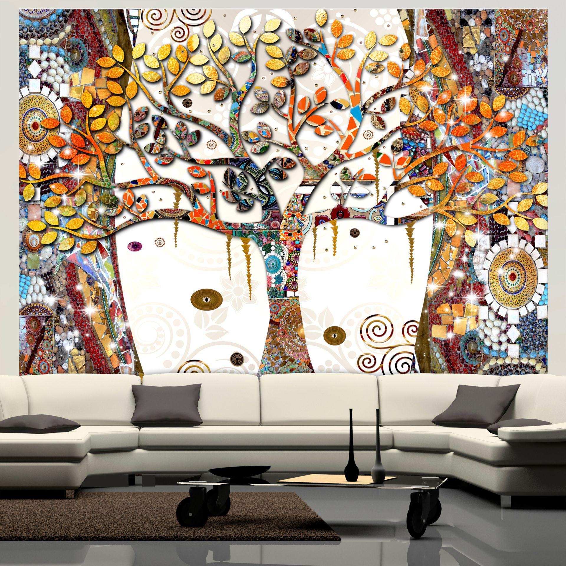 SELBSTKLEBENDE FOTOTAPETE 196/140 cm - Multicolor, Kunststoff/Textil (196/1cm) - KUNSTLOFT