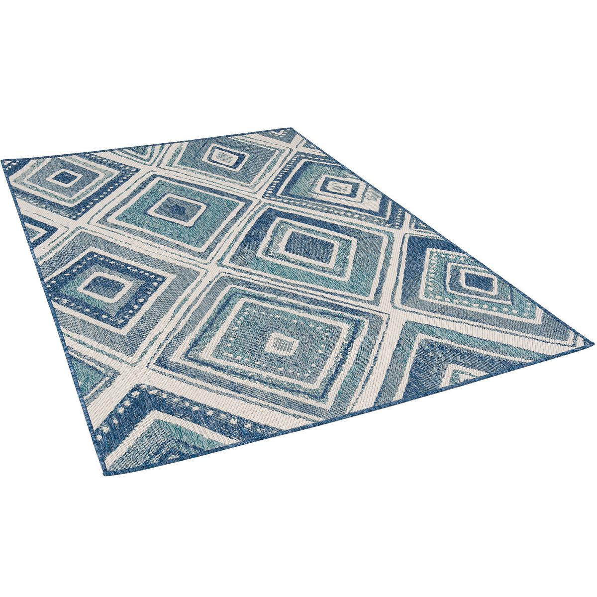 IN- UND OUTDOOR TEPPICH CARPETTO - Petrol, Textil (200/285cm) - Pergamon