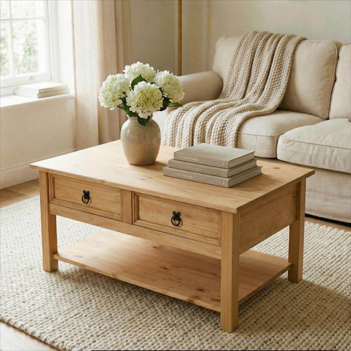 COUCHTISCH TEQUILA - Braun, Holz (48/100/45cm) - IDIMEX