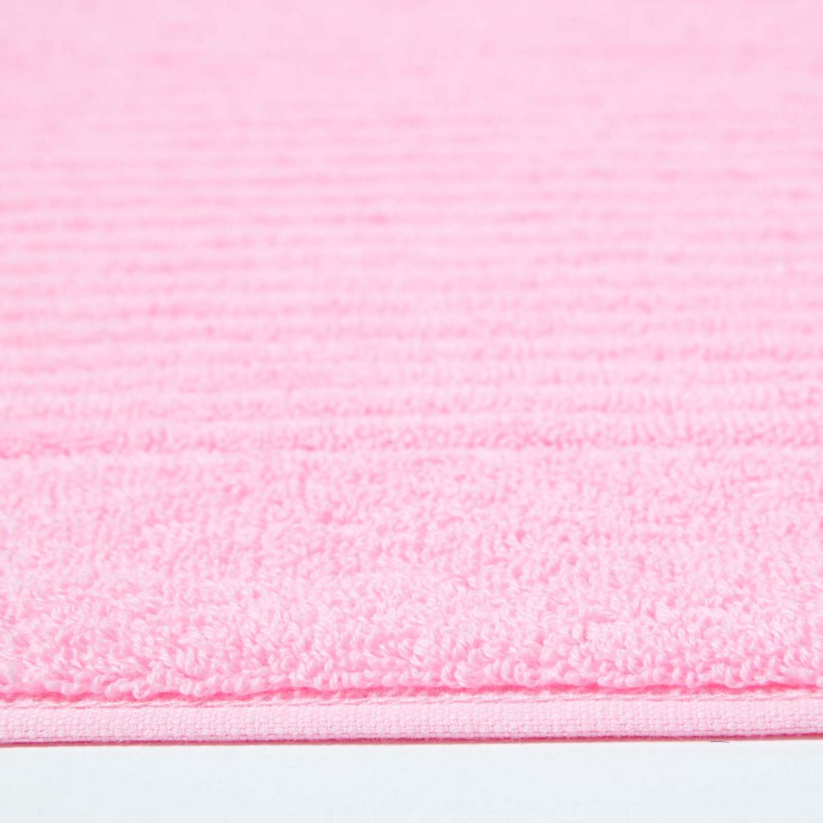 BADEMATTE Imperial 50/80 cm, Baumwolle - Pink, Textil (50/80cm) - Homescapes