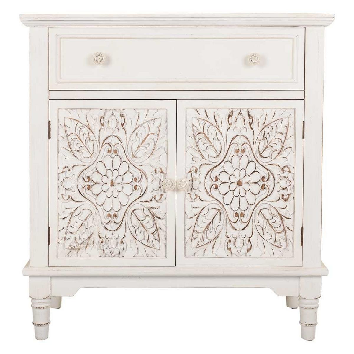 SIDEBOARD aus Holz 73x37x78 cm - Weiß, Holz (73/78/36.5cm) - Wanderlust
