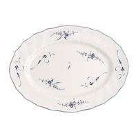 PLATTE Vieux Luxembourg weiß-blau 35 x 27 cm - Blau/Weiß, Keramik (26.5/3.5/35cm) - Villeroy & Boch
