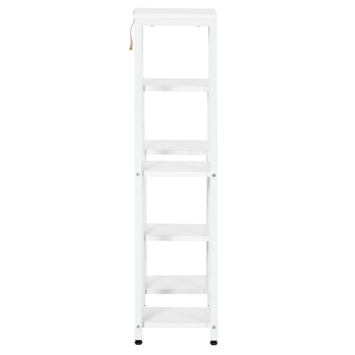 BLUMENSTÄNDER MDF Stahl Weiß - Weiß, Kunststoff (23/94.5/65cm) - Outsunny