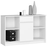 KOMMODE Weiß 77/120/40 - Weiß, Holzwerkstoff (120/77/40cm) - RAUMHIRSCH FURNITURE