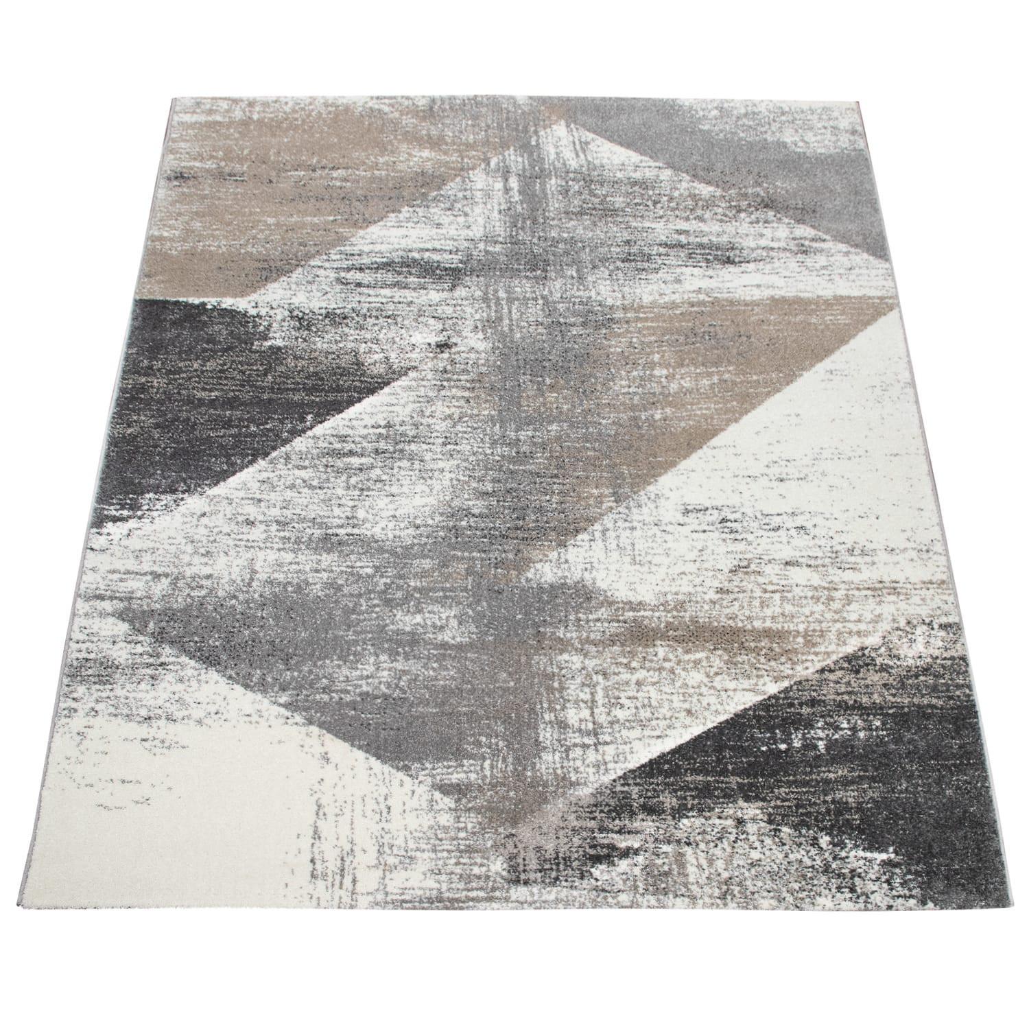 KURZFLORTEPPICH, mit Farbverlauf, aus Polypropylen, Grau, 80 x 150 cm - Grau, Textil (150/80cm) - KADIMA DESIGN