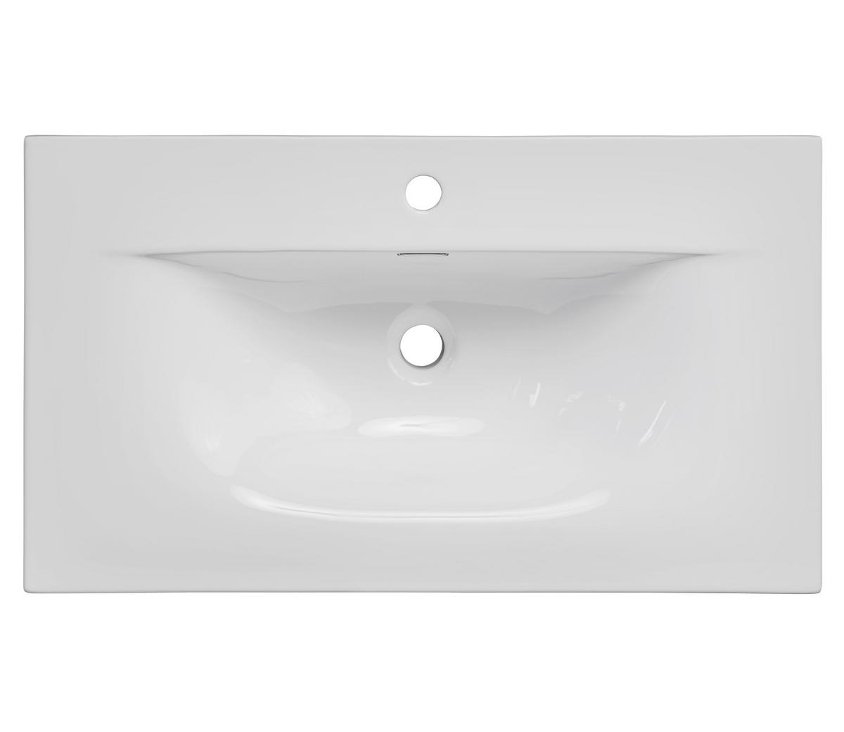 BADMÖBEL-SET Nordic 2 Teile Eiche - 80 x 46 x 58 cm - Eichefarben, Holz (80/58/46cm) - Badplaats