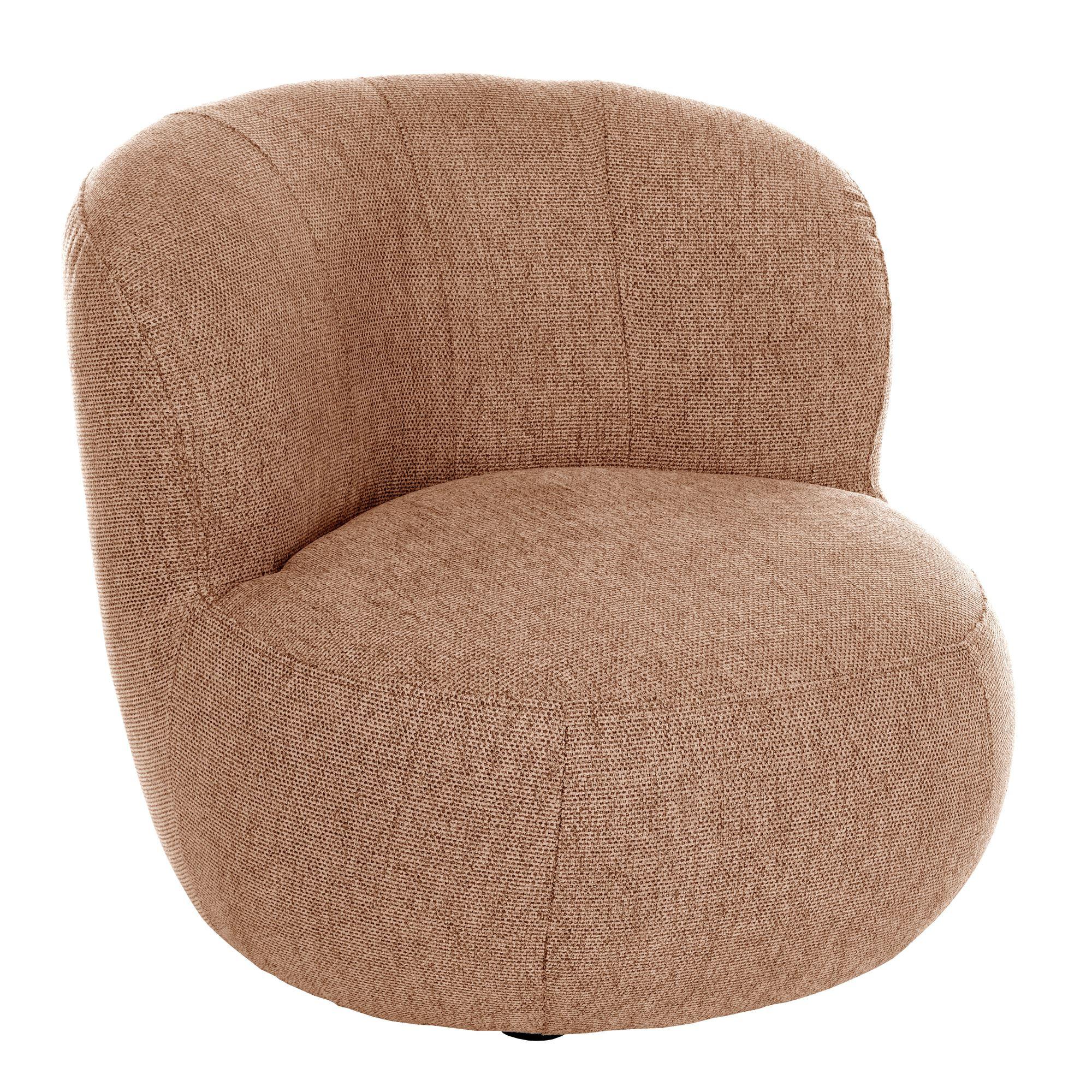 KINDERSESSEL Kayla Flachgewebe hellbraun - Hellbraun, Kunststoff (55/61/50cm) - 58aufmkessel