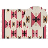 KELIM-TEPPICH Garni 300/200 cm - Multicolor, Textil (200/300cm) - Beliani