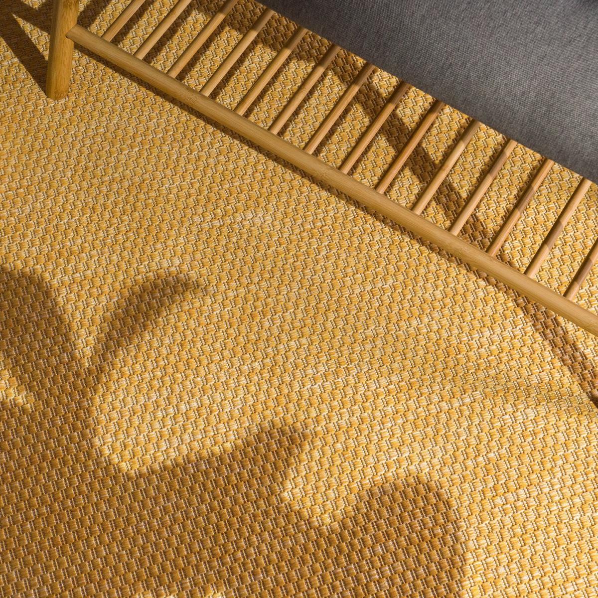 OUTDOORTEPPICH Gelb Ø 200 cm - Gelb, Kunststoff (200/200cm) - TT Home