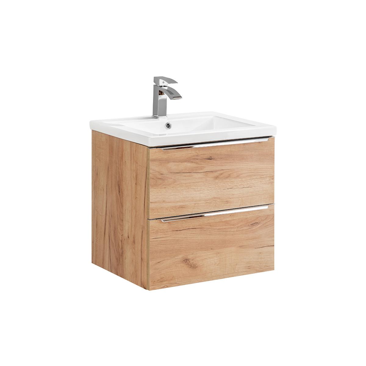 WASCHTISCH 60cm April Holz - Braun, Holzwerkstoff (60/57/46cm) - Petits-meubles