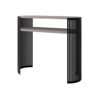 KONSOLENTISCH Fikoli - Kaschmir/Schwarz, Holzwerkstoff/Metall (30/100/86cm) - MIRJAN24