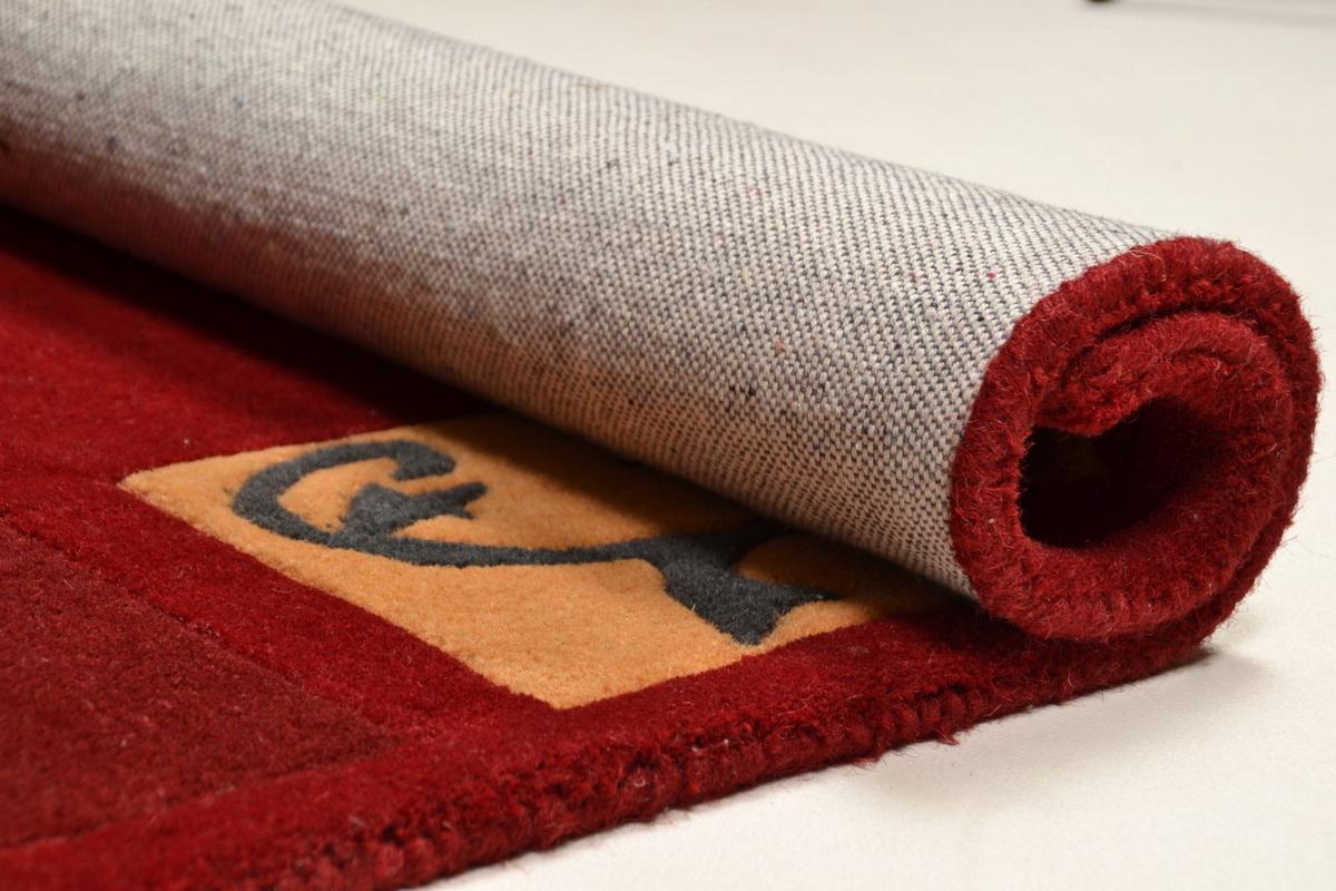 HANDTUFTTEPPICH Hawai 290x390 cm - Rot, Textil (290/390cm) - THEKO