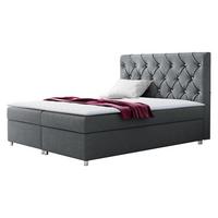 BOXBETT Roma - H3 - Grau, Holz (140/200cm) - MIRJAN24