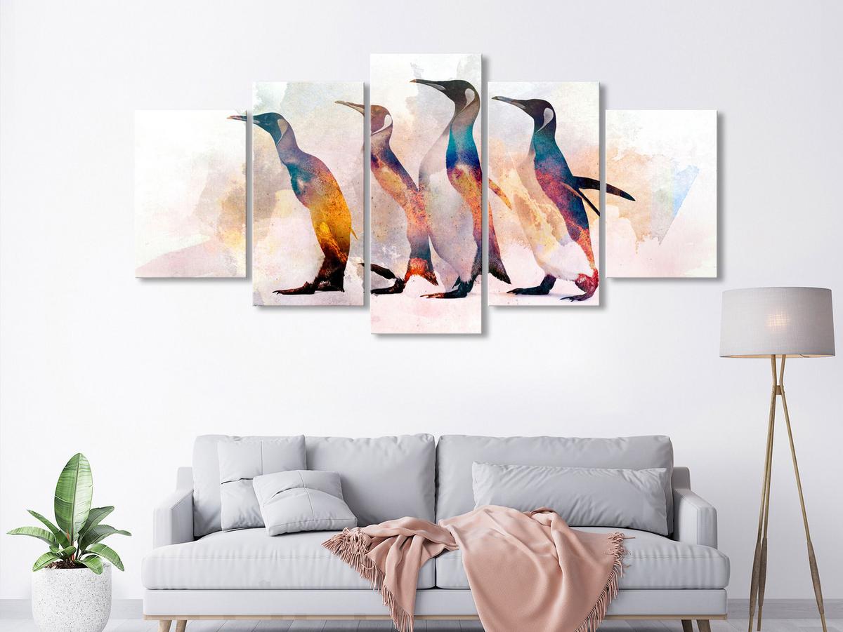 KUNSTDRUCK Bunt 100/50 cm - Multicolor, Textil (100/50cm) - KUNSTLOFT