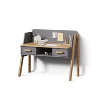 SCHREIBTISCH Mailo Cashmere/Artisan 97 x 80 cm - Kaschmir/Eiche Artisan, Holzwerkstoff (51/97/80cm) - Livinity®