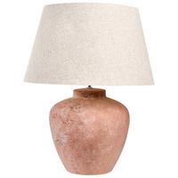TISCHLAMPE Braun Barton - Braun, Keramik (40/40/51cm) - Beliani