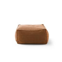 HOCKER ALEA Braun Cord - Braun, Textil (86/38/86cm) - KAWOLA