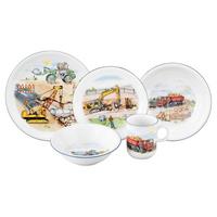 KINDERGESCHIRR SET Compact Auf der Baustelle bunt 5-tlg. - Multicolor, Keramik (2/2/2cm) - Seltmann Weiden