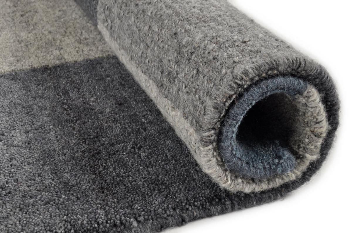 WOLLTEPPICH Dalas 250x300 cm - Anthrazit, Textil (250/300cm) - THEKO
