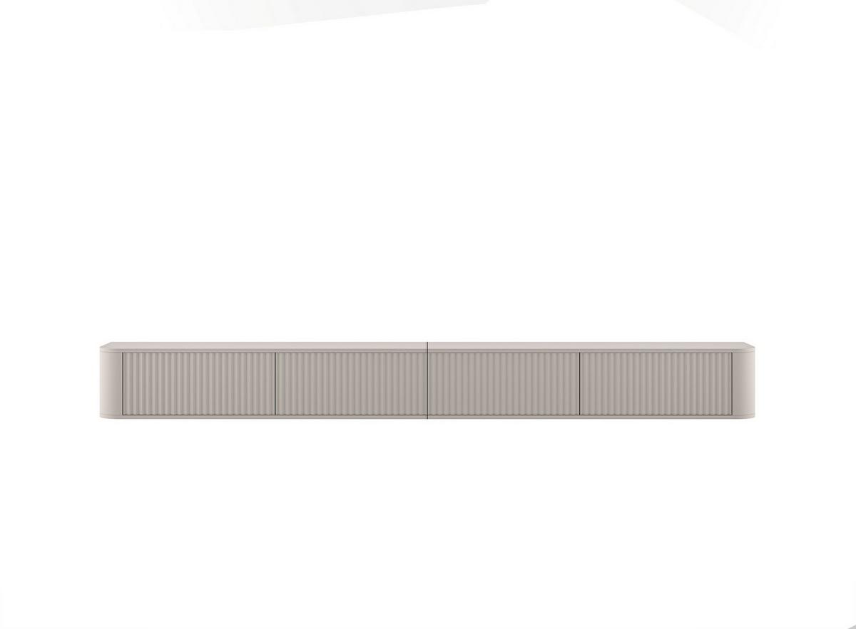 TV-LOWBOARD 2er-Set Aurora Kaschmir matt 280 cm - Kaschmir, Holzwerkstoff (280/30/35cm) - Meble Lindner