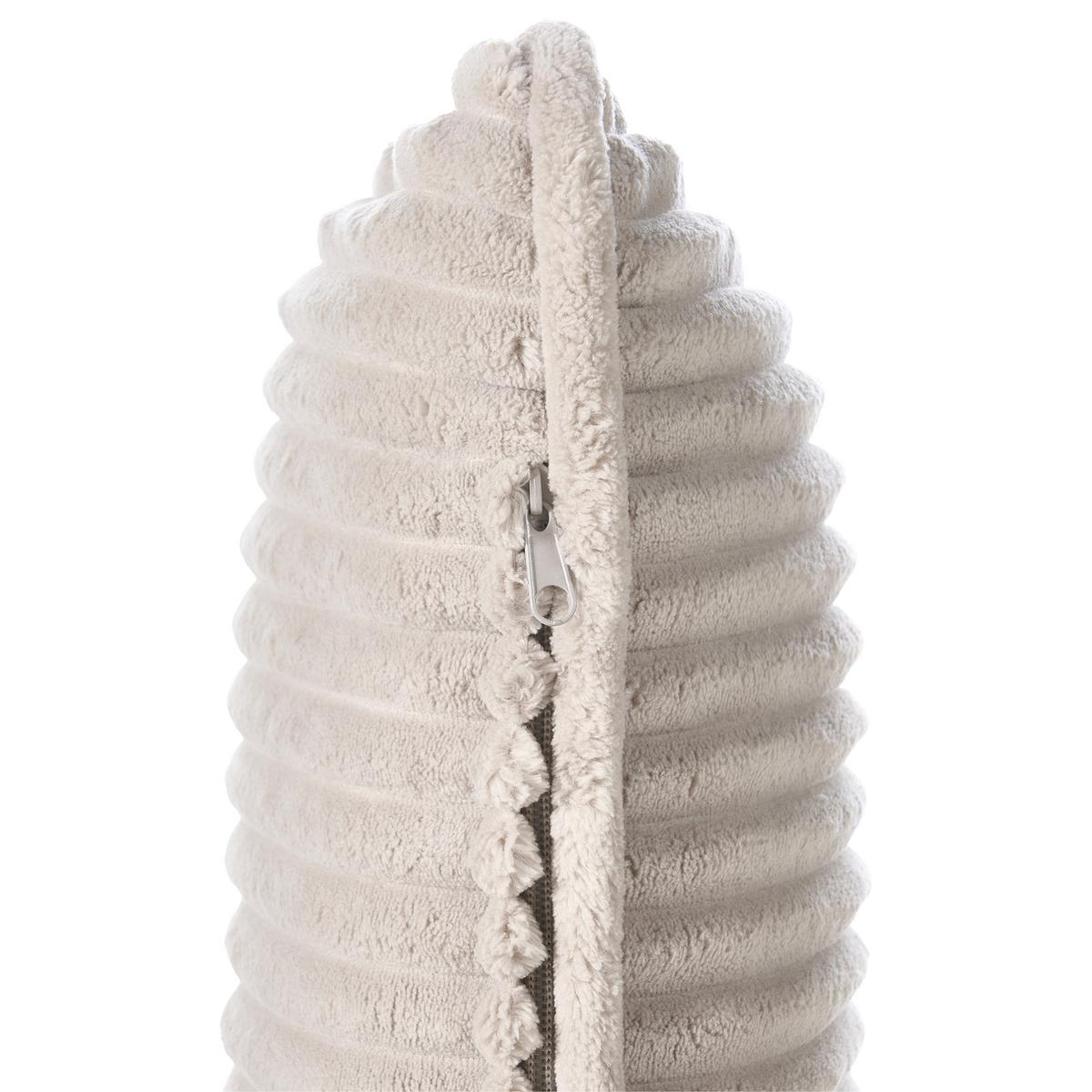 SCHAUKELSESSEL Hellbraun Sorsele - Hellbraun/Beige, Textil (65/79/81cm) - Beliani