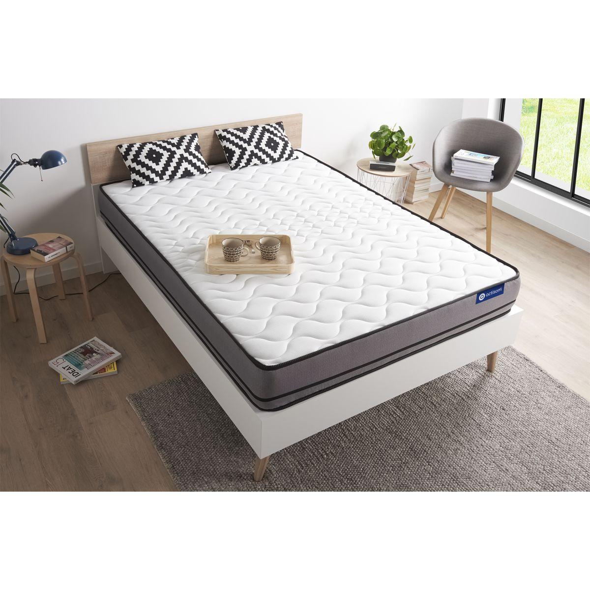 MATRATZE Actilatex night Latex und Memory-Schaum 80 x 200 cm h4 - Weiß, Textil (80/200cm) - ACTISOM