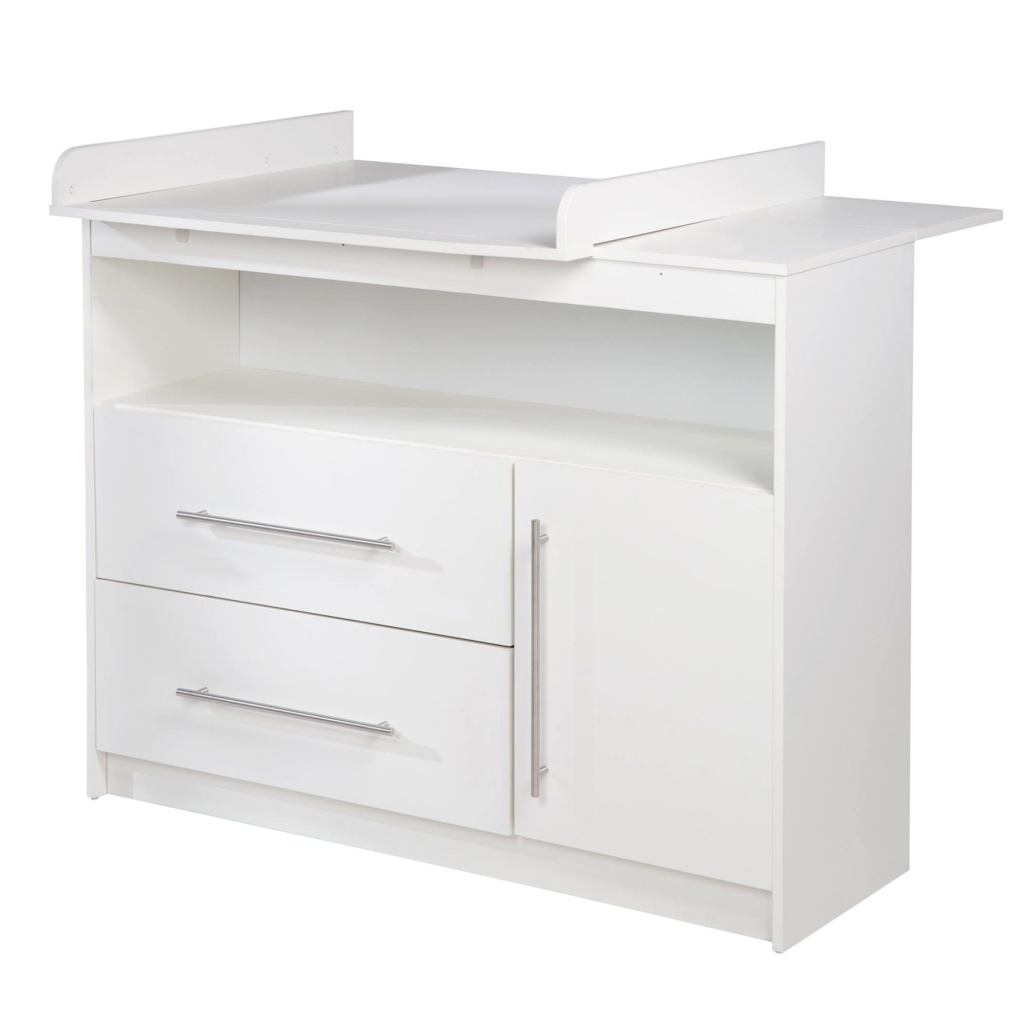WICKELKOMMODE Maren - Weiß, Holzwerkstoff/Metall (117/98/75cm) - Roba