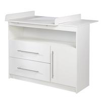 WICKELKOMMODE Maren - Weiß, Holzwerkstoff/Metall (117/98/75cm) - Roba