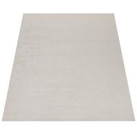 KURZFLORTEPPICH Waschbar, einfarbig, Creme, 140 x 200 cm - Beige, Textil (200/140cm) - KADIMA DESIGN