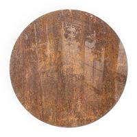 GLASPLATTE für Kamin Ø 70 cm - Braun, Glas (70/70/0.4cm) - TULUP
