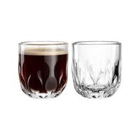 KAFFEEGLÄSER (3) Gocce transparent 220 ml 2er Set - Transparent, Glas (7.6/8.5/7.6cm) - Leonardo Living
