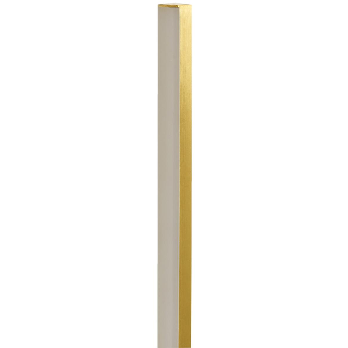 LED-WANDLAMPE Gold/Schwarz Ingenio - Goldfarben/Schwarz, Metall (8/90/8cm) - Beliani