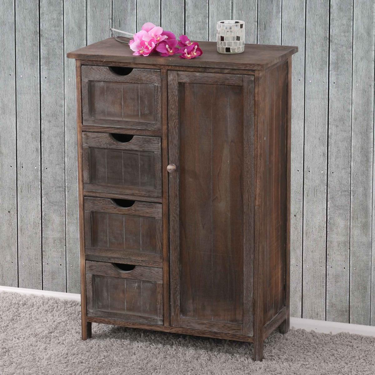 KOMMODE Braun - Braun, Holz (55/82/30cm) - MCW