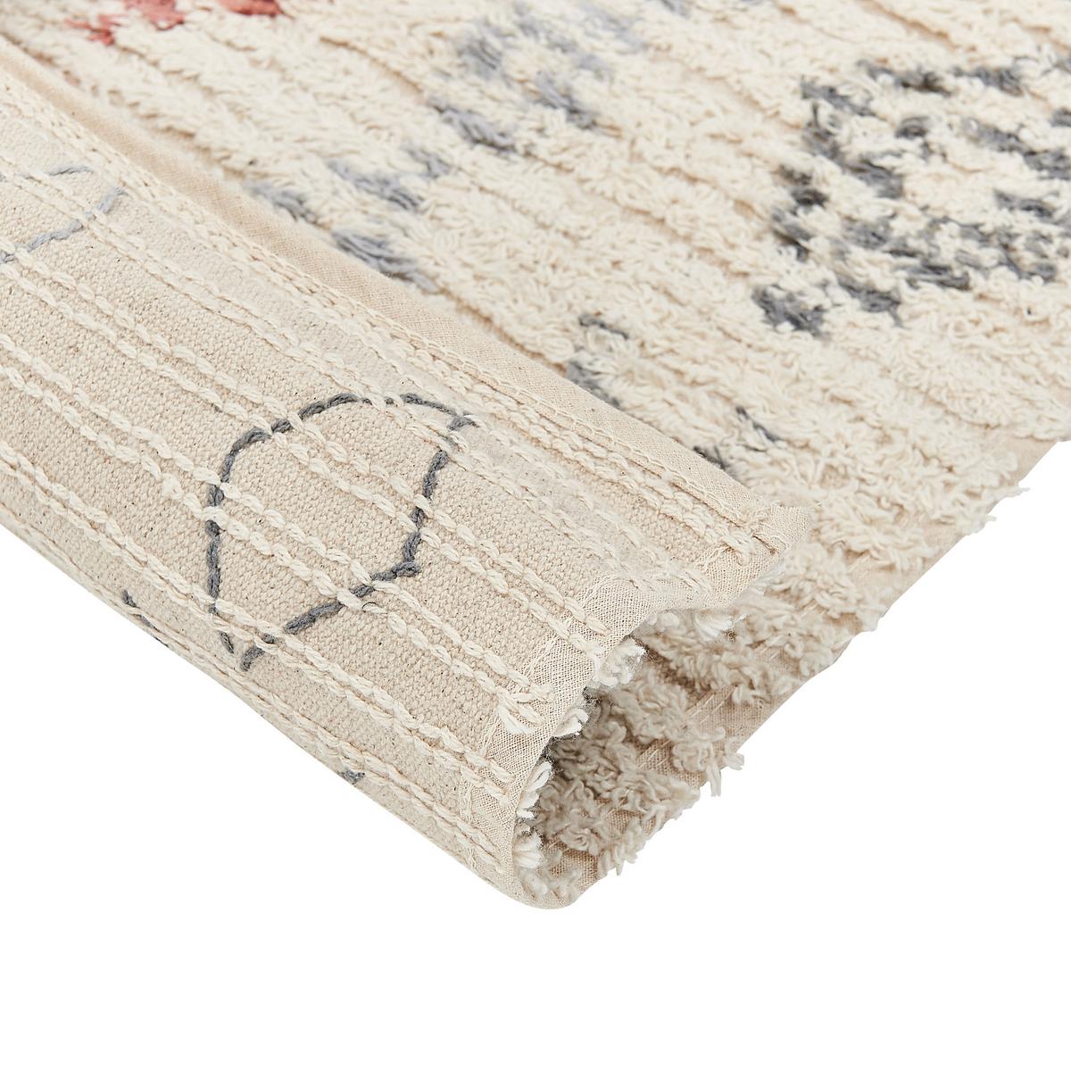 KURZFLOR-TEPPICH Dispur 230/160 cm - Beige, Textil (160/230cm) - Beliani
