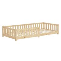 KINDERBETT 90x200 cm Natur aus Kiefernholz - Naturfarben, Holz (90/200cm) - ML-DESIGN