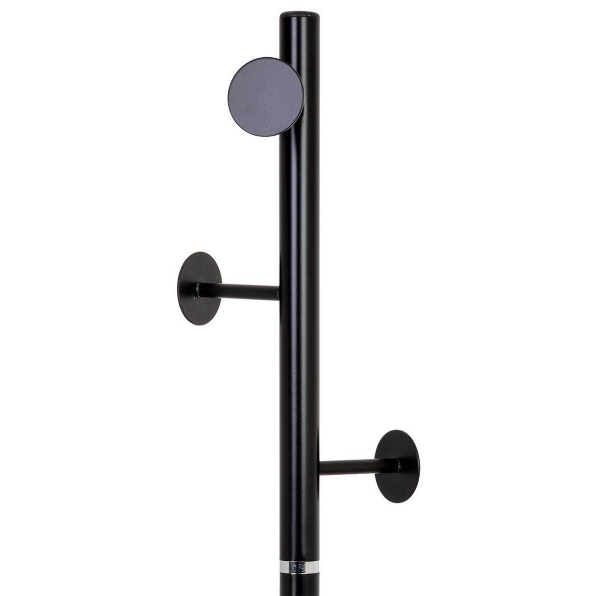 GARDEROBE aus metall - Schwarz, Metall (36/178/36cm) - Wanderlust