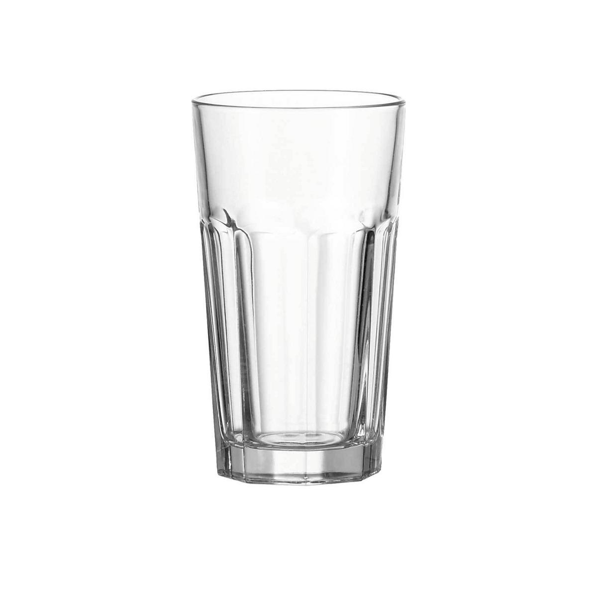 LONGDRINKGLÄSER Rock transparent 24er Set - Transparent, Glas (0.001L) - Leonardo Living