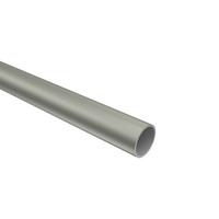 RUNDROHR 120 cm, 16 mm Ø Chrom matt - Nickelfarben, Metall (120cm) - INTERDECO